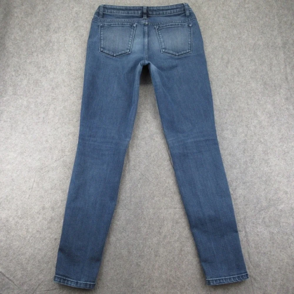 prAna Women's Size 6 28 Blue Denim Regular Seam Skinny Jeans - Picture 8 of 12